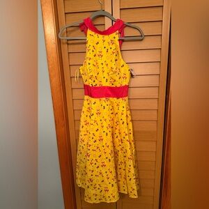 Disney Parks Exclusive Dress Shop Mouse Ears Flamingo Mickey Minnie Bow Dress